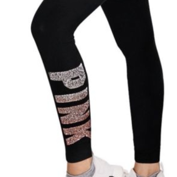 victoria secret pink ombre leggings